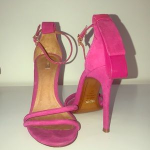 SCHUTZ strappy pink sandals
